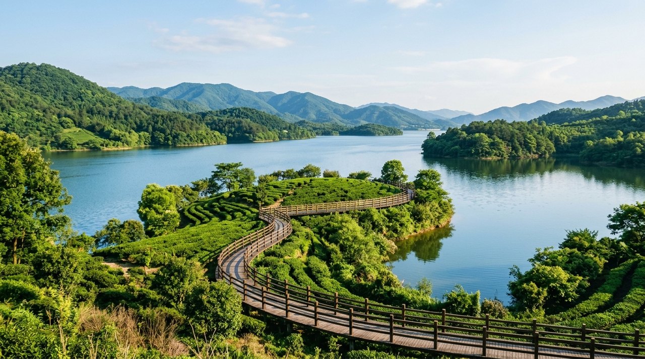 天目湖山水园图片